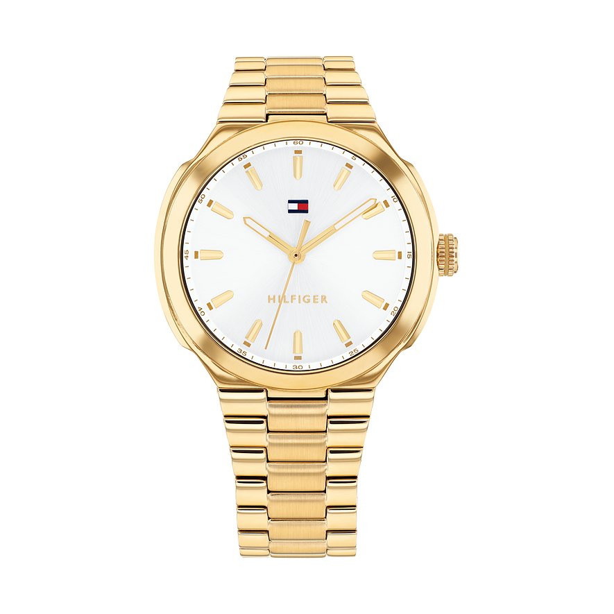 Reloj Tommy Hilfiger Dorado Esfera Blanca